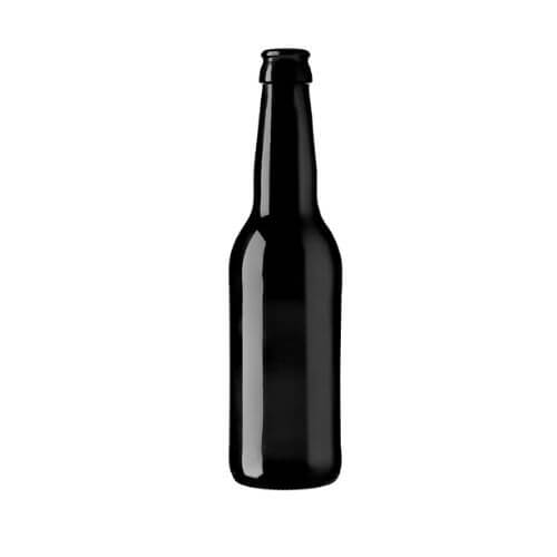 Black Glass Beer Bottles