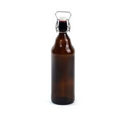 750ml Clear Glass Swing Top Bottles