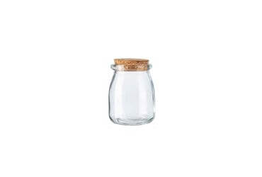 Small glass milk bottles