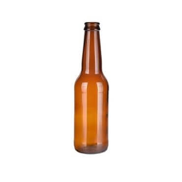 16oz Amber Glass Beer Bottles