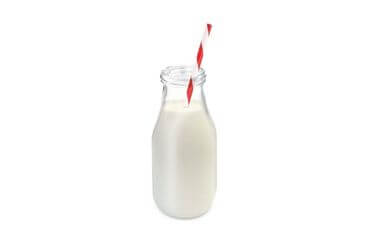 Square glass milk bottle manufacture