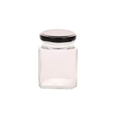 Square Glass Jars with Lids wholesale