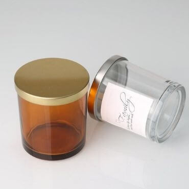 wholesale candle jars with metal lids