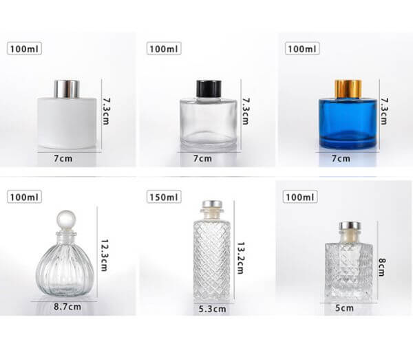Glass reed diffuser bottles wholesale