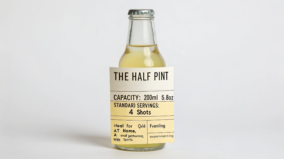 Half Pint Bottle